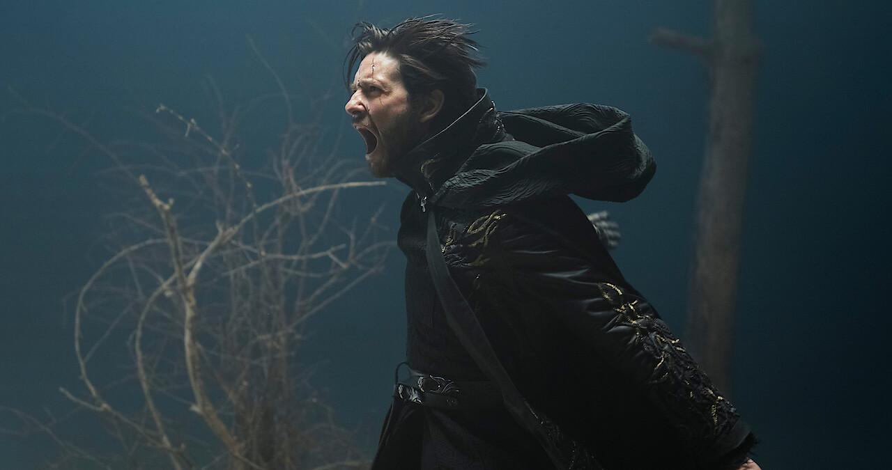 Ben Barnes as General Kirigan screaming in Shadow and Bone Season 2