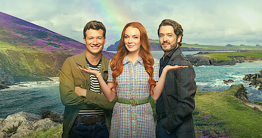 Lindsay Lohan as Maddie Kelly in ‘Irish Wish.’ 