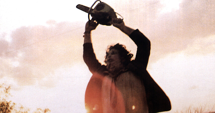 A picture featuring the original Texas Chainsaw Massacre character