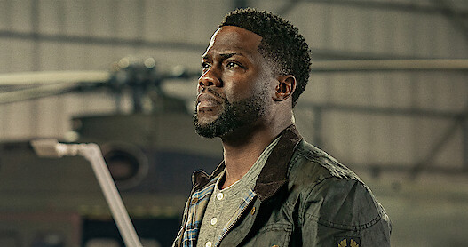 Kevin Hart as Cyrus in 'Lift'.