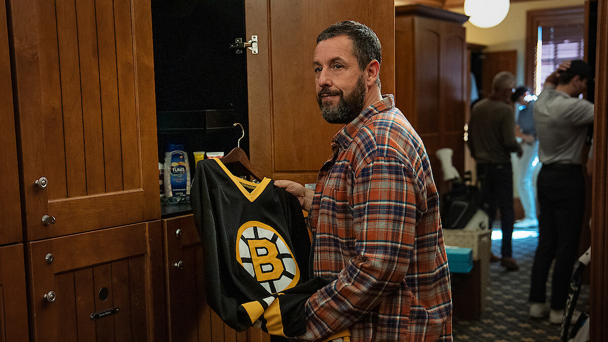 HAPPY GILMORE 2. Adam Sandler as Happy Gilmore in Happy Gilmore 2. Cr. Scott Yamano/Netflix © 2025.