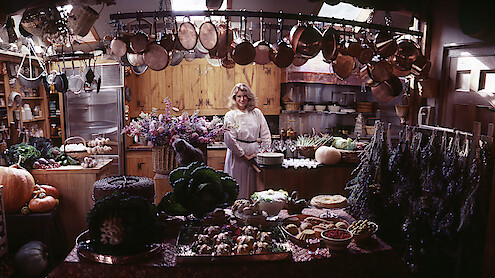 Archival footage of Martha Stewart in ‘Martha’
