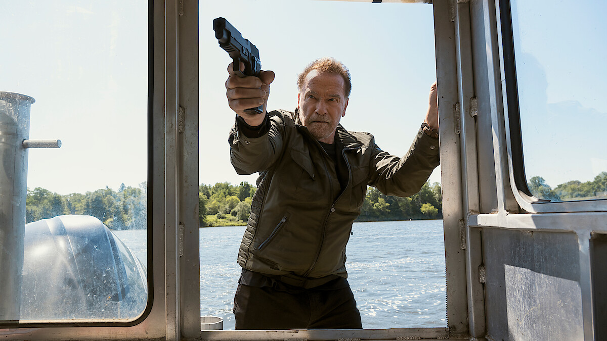 Arnold Schwarzenegger as Luke Brunner in 'FUBAR' Season 2
