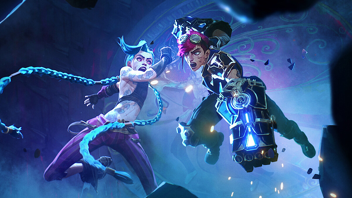Vi and Jinx in 'Arcane' Season 2.