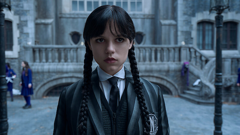 Jenna Ortega from Wednesday Addams in Season 2 of 'Wednesday'