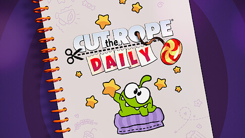 Video trailer for 'Cut the Rope Daily' mobile game. 