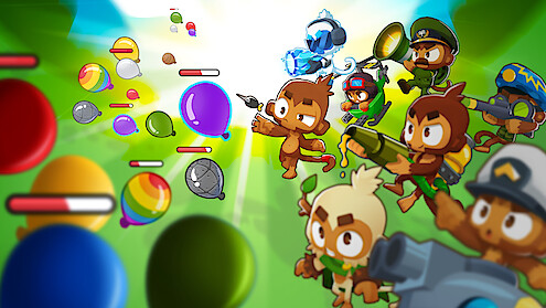 Game art for the mobile game 'Bloons TD 6'