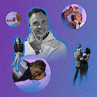 Collage of the most memorable Love Is Blind moments