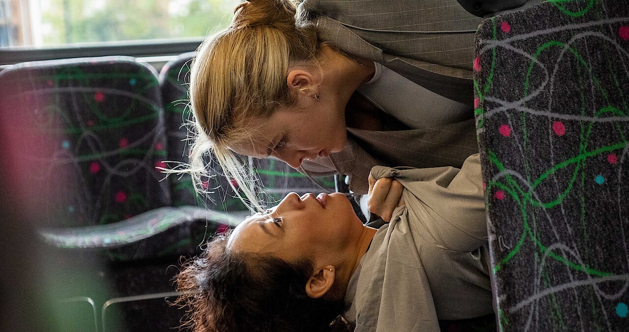 Sandra Oh as Eve Polastri and Jodie Comer as Villanelle in 'Killing Eve.' 