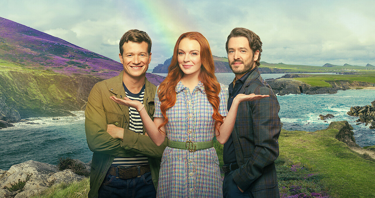 Lindsay Lohan as Maddie Kelly in ‘Irish Wish.’ 