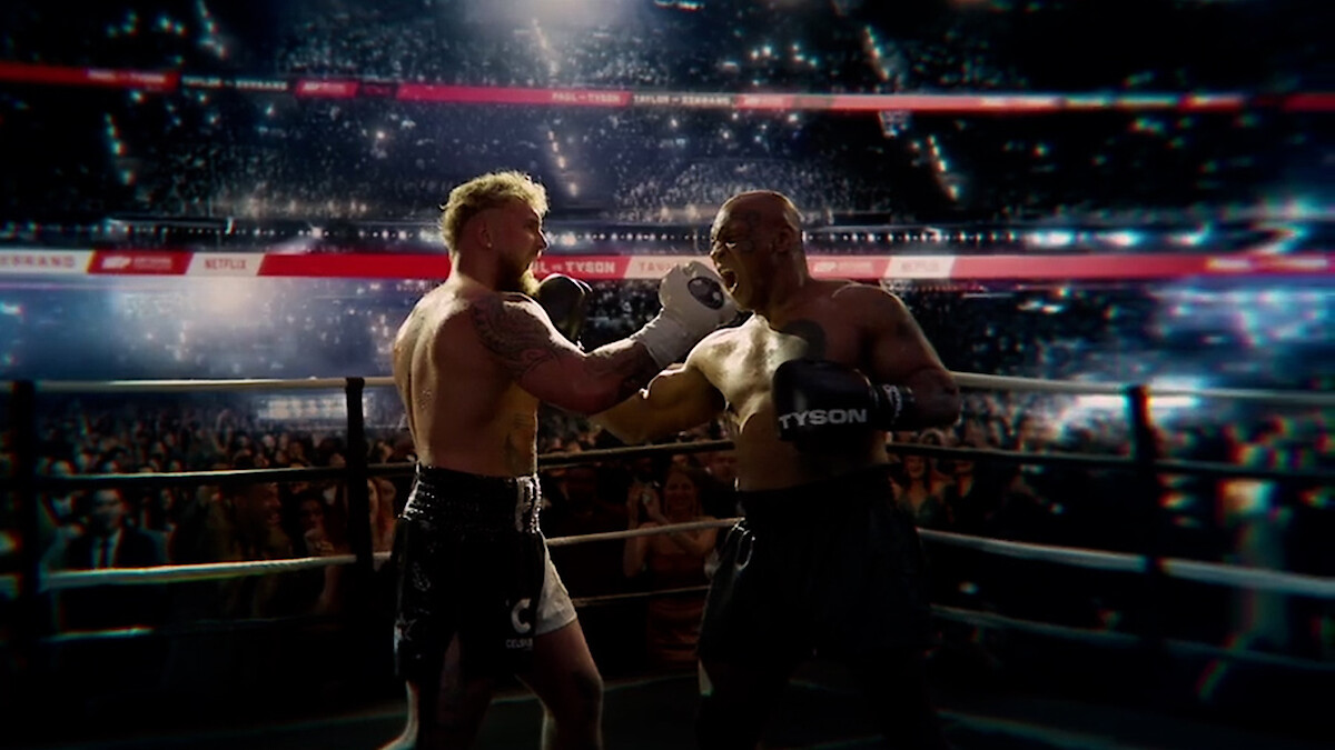 Jake Paul and Mike Tyson