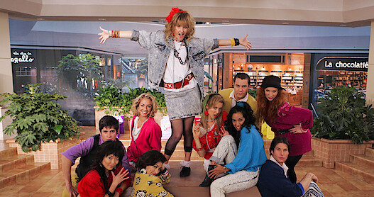 Cobie Smulders stars as Robin Sparkles in 'How I Met Your Mother'.