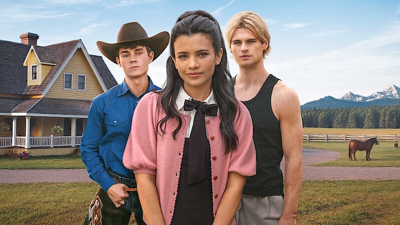 Ashby Gentry as Alex, Nikki Rodriguez as Jackie and Noah LaLonde as Cole in 'My Life with the Walter Boys' Season 2.