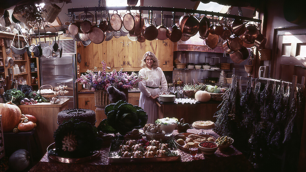 Archival footage of Martha Stewart in ‘Martha’