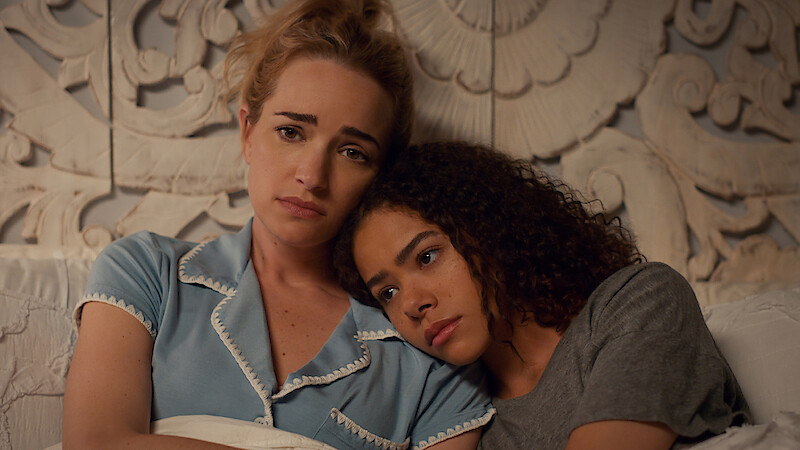 Brianne Howey as Georgia Miller, Antonia Gentry as Ginny Miller in 'Ginny & Georgia' Season 3