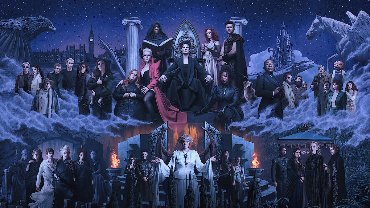 Mural of all the key characters in 'The Sandman'