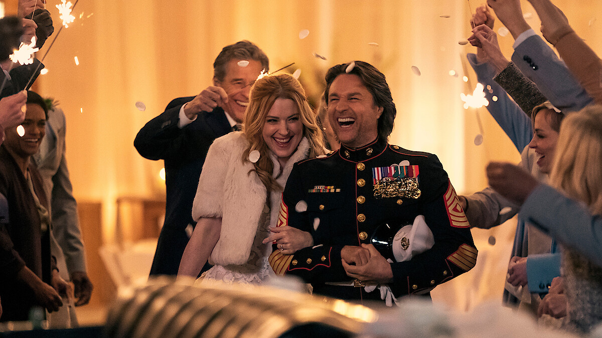 Alexandra Breckenridge as Mel Monroe and Martin Henderson as Jack Sheridan in Season 6 of 'Virgin River'