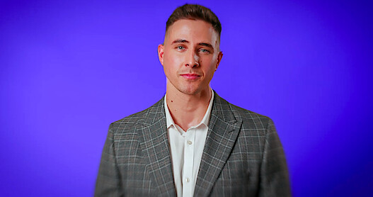 Freddie in the 'Love is Blind: UK' Season 1.