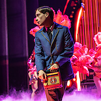 Louis McCartney as Henry Creel in Netflix’s 'Stranger Things: The First Shadow' at Marquis Theatre on Broadway.