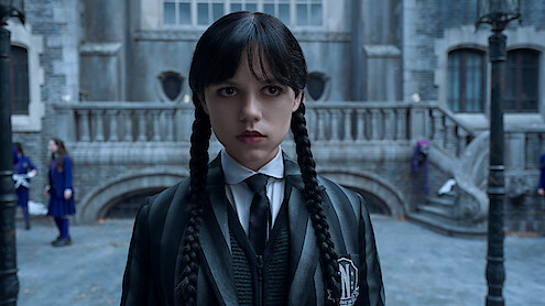 Jenna Ortega from Wednesday Addams in Season 2 of 'Wednesday'