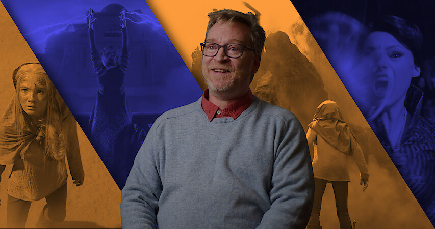 Visual Effects Supervisor Tim Crosbie with shots of Ciri (Freya Allan) from The Witcher S3.