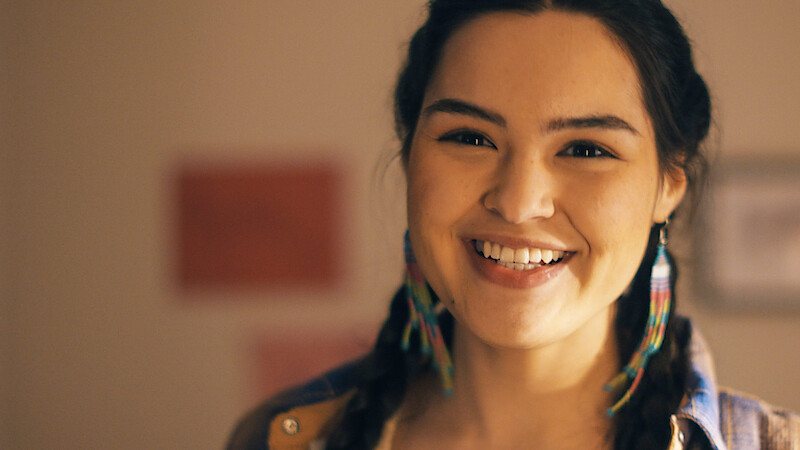 Anna Lambe as Siaja in 'North of North'.