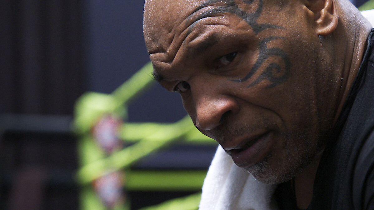 Mike Tyson training.