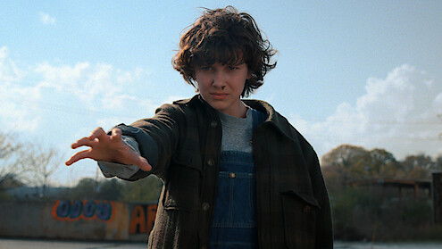 Millie Bobby Brown as Eleven in 'Stranger Things' Season 2.