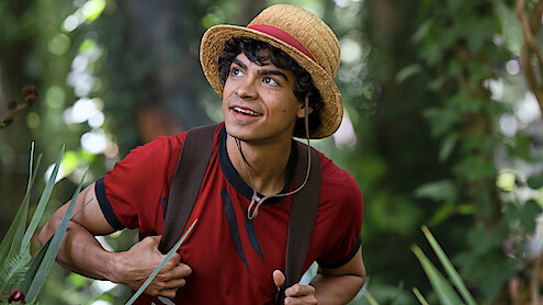 One Piece. Iñaki Godoy as Monkey D. Luffy in season 2 of One Piece. Cr. Casey Crafford/Netflix © 2025