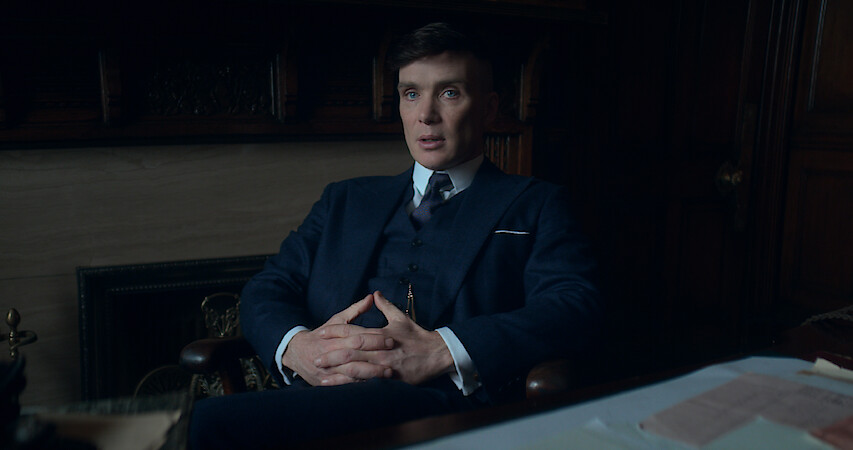 An image of Tommy Shelby in 'Peaky Blinders'