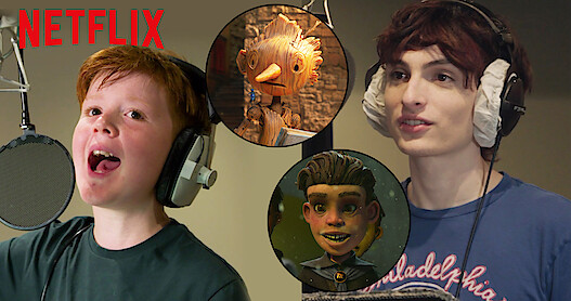 Boys with head sets on
