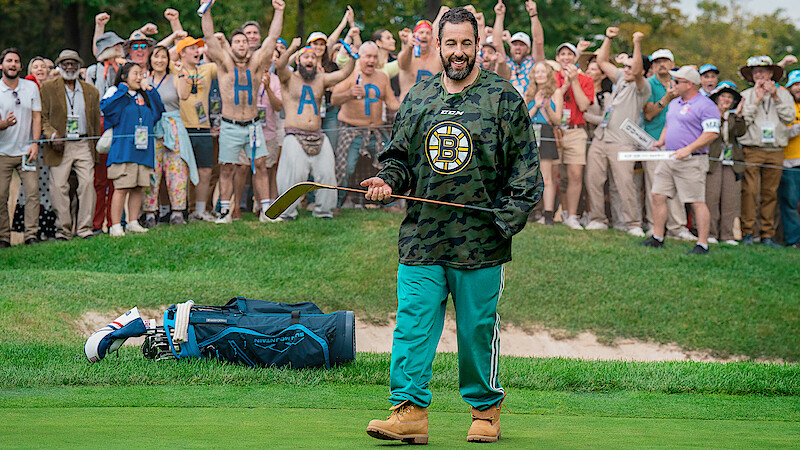HAPPY GILMORE 2. Adam Sandler as Happy Gilmore in Happy Gilmore 2. Cr. Scott Yamano/Netflix © 2025.