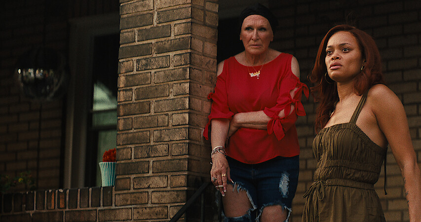 Anthony B. Jenkins as Andre, Demi Singleton as Shante, and Andra Day as Ebony in 'The Deliverance'